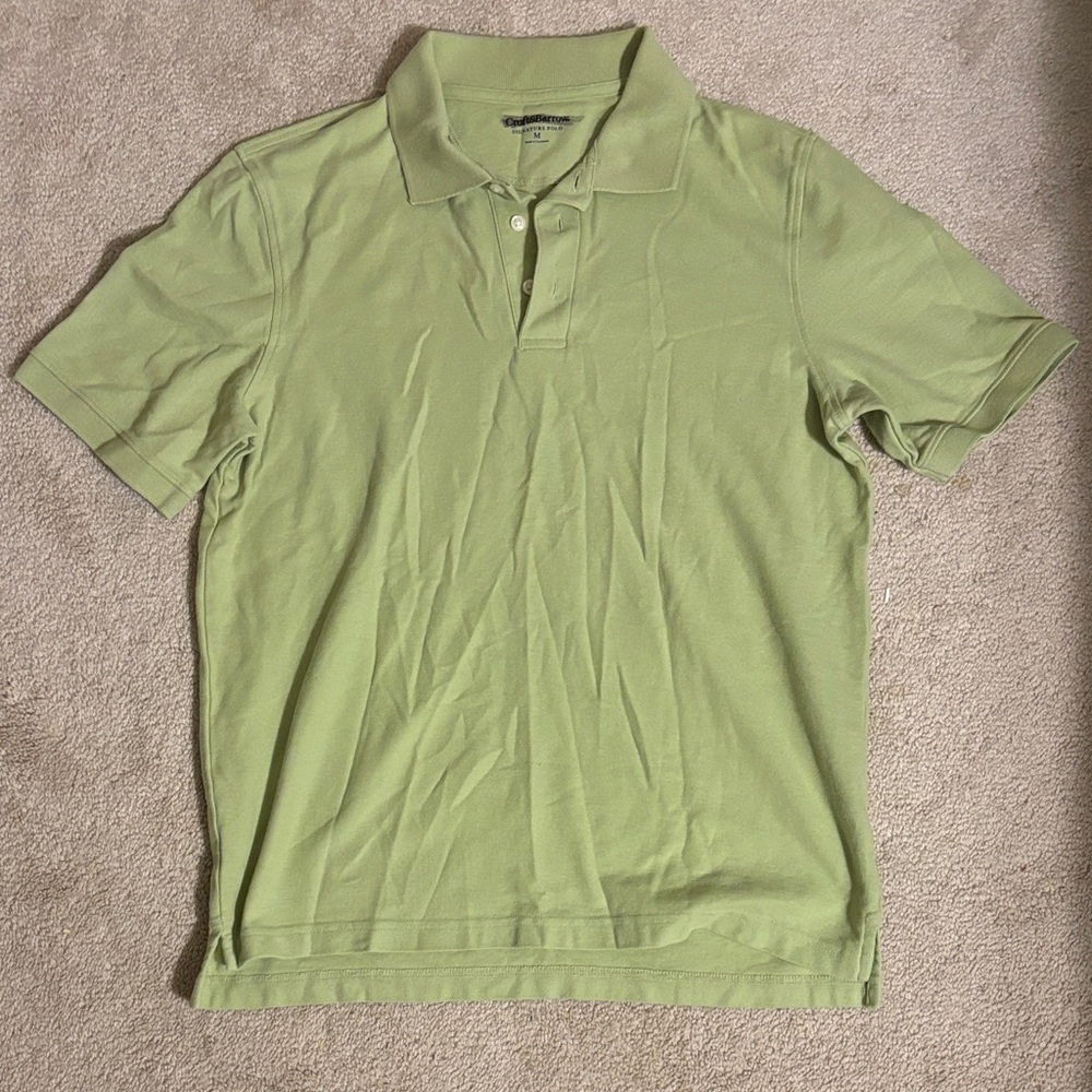 Croft & Barrow Light Green Polo Shirt